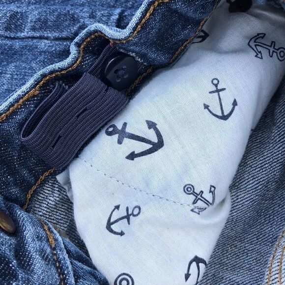 Lands End Iron Knee Jeans. Boys 14 slim. - Picture 3 of 4